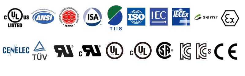UL規格、IECEx、ATEX等の実績多数
